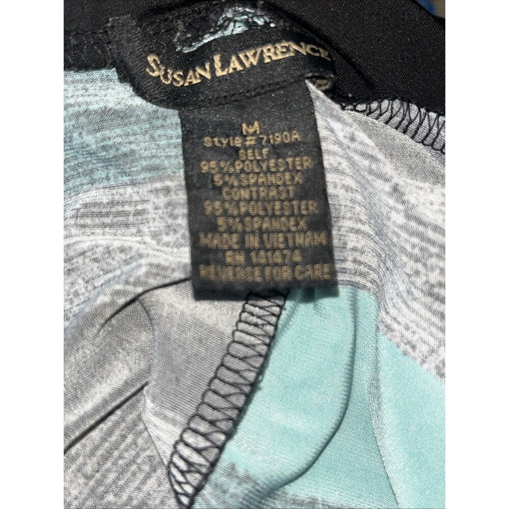 Susan Lawrence Y2K Sleeveless Striped Women’s Maxi Dress Size M Coastal Casual - Picture 6 of 6